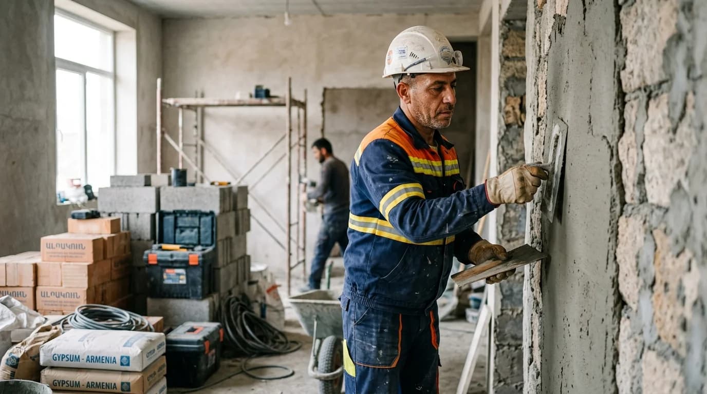 CONSTRUCTION (PLASTERING AND MASONRY WORK)