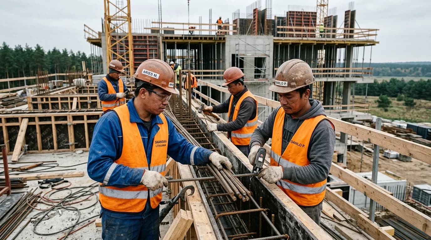 Concrete Worker / Formwork Worker Near Kaunas